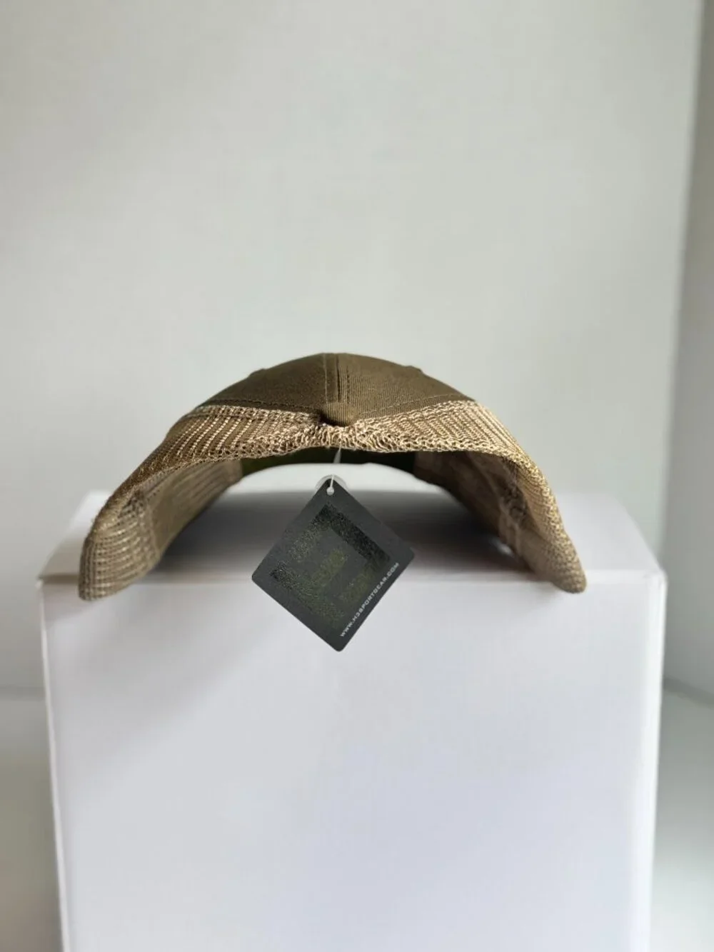 H3 Headwear Olive American Flag Trucker Hat Mesh Snapback NWT OS
